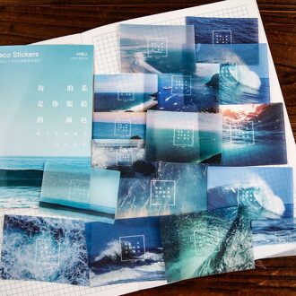 40 stks/pak Creatieve Journal Decoratieve Sticker Label Dagboek Stationaire Japanse Deco Foto Album Sticker Vlokken Scrapbooking 2