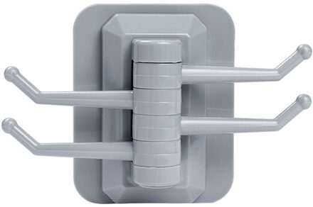 40 # Thuis Creatieve Muur Pothook Rotary 4-Haak Keuken Badkamer Muur Handdoekenrek Zonder Schroef En Ongebaande opslag Hanger blauw