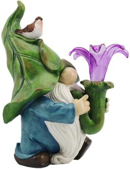 40 # Tuin Dwerg Standbeeld Decoratie Solar Led Licht Hars Sculptuur Tuin Decoratie Outdoor Pasen Decor Пасхальный Декор