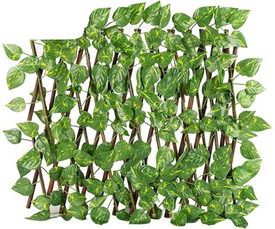 40 # Uitbreiden Trellis Hek Intrekbare Hek Kunstmatige Tuin Plant Hek Uv Beschermd Privacy Screen Hekwerk, Trellis