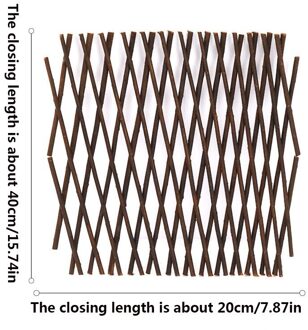 40 # Uitbreiden Trellis Hek Intrekbare Hek Kunstmatige Tuin Plant Hek Uv Beschermd Privacy Screen Hekwerk, Trellis