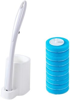 40 # Wegwerp Wc Borstel Set Zonder Dode Hoeken Huishoudelijke Toiletborstel Hoofd Wegwerp Met Wc Borstel Wc Borstel Gereedschap