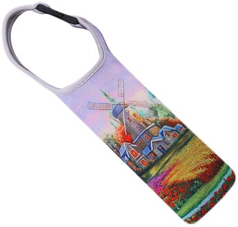 400-600Ml Fles Water Reizen Neopreen Cover Geïsoleerde Sleeve Bag Bekerhouder, Windmill