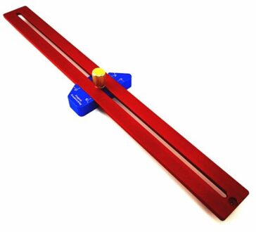 400 Mm Aluminium T Type Timmerwerk Kraspen Gat Liniaal Meten Hoek Gauge Markering Houtbewerking Tool