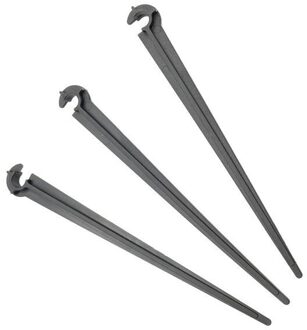 400 pcs 1/4 ''Slang houder zwart plastic Beugel 11cm Gebruikt voor de vaststelling van de 4/7mm drip irrigatie tubing pijp