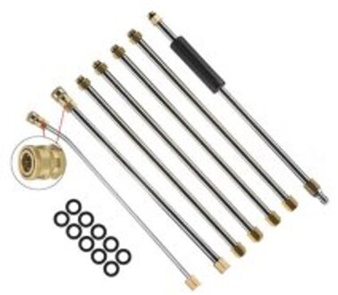 4000 Psi Extension Wands 1/4 "Staaf Wasmachine Snelkoppeling Anti Corrosie