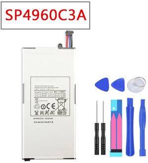 4000Mah SP4960C3A Tablet Batterij Voor Samsung Tab Gt P1000 P1010 Oplaadbare Lithium-polymeer Batterijen + Spoor Code