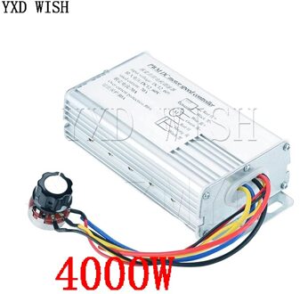 4000W Lineaire Onder Belasting Metalen Dc Motor Controller Dc 12V-60V 70A Verstelbare Drive Control Regulator pwm Motor Speed Controller