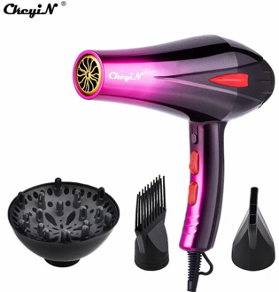 4000W Powerful Hair Dryer Professional Hairdryer Household Blow Dryer Hot and Cold Wind Fast Hair Styling Tool With Two Nozzles