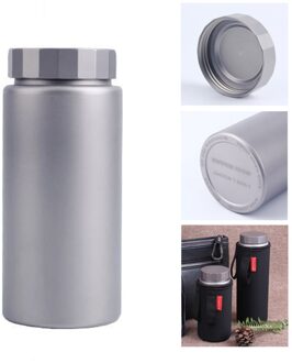 400Ml/600Ml Titanium Water Fles Sport Water Fles Brede Mond Drinken Fles Outdoor Camping Apparatuur Wandelen Picknick
