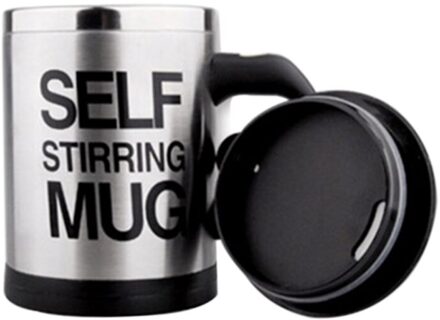 400ml Automatische Mokken Elektrische Lazy Zelf Roeren Mok Cup Koffie Melk Mengen Mok Smart Rvs Sap Mix Cup drinkware B