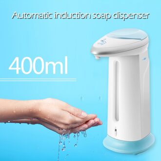 400Ml Automatische Vloeibare Zeep Dispenser Infrarood Sensor Hand Wassen Container Shampoo Lotion Douchegel Schuim Flessen