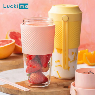 400ml BPA Free Mini Juicer Strong Power USB Rechargable Orange Lemon Fruit Squeezer Bleder Machine Mixer Portable Juice Cup