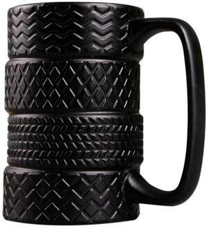 400Ml Creatieve Band Mok Grote Capaciteit Keramische Mok Persoonlijkheid Thee Koffie Cup Anti Kantoor/Huishoudelijke Water Cup