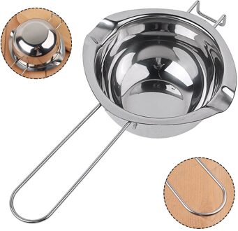 400Ml Diy Kaars Roestvrij Melting Pot Zeep Chocolade Boter Smelten Pot Ketel Handgemaakte Tool Keuken Koken