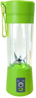 400ml Draagbare 6 Blades Blender USB Oplaadbare Vruchtensap Cup Fles Mixer keuken gereedschap persoonlijke blender beker sap blenders Groen
