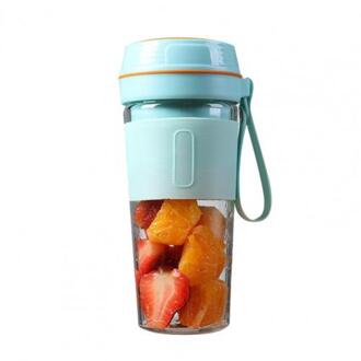 400Ml Juicer Draadloze Eenvoudige Multifunctionele Bediening Abs Automatisch Fruit Mixer Gereedschappen Voor Keuken Reizen Sap Cup Shaker groen