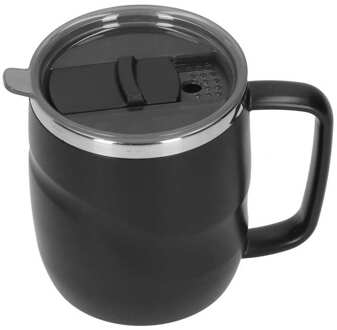 400Ml Mok Koffie Cup Roestvrijstalen Creativiteit Huishoudelijke Water Cup Met Cover Voor Home Kantoorbenodigdheden