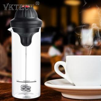 400Ml Professionele Koffie Tore Cup Voor Koffie Cappuccino Handheld Rvs Elektrische Melk Mixer Latte Stirrer