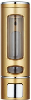 400Ml Wall Mount Wassen Lotion Zeep Shampoo Handdesinfecterend Dispenser Vloeibare Zepen Sanitizer Abs Vloeibare Dispenser goud