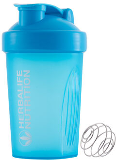 400Ml Wei-eiwit Gemengde Fles Sport Fles Fitness Hall Draagbare Plastic Fles Outdoor Sport Schudden Fles Thuisgebruik blauw