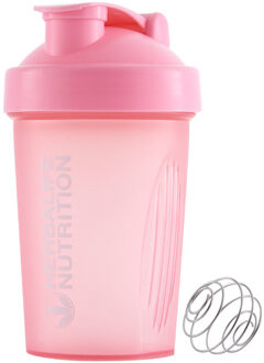 400Ml Wei-eiwit Gemengde Fles Sport Fles Fitness Hall Draagbare Plastic Fles Outdoor Sport Schudden Fles Thuisgebruik roze