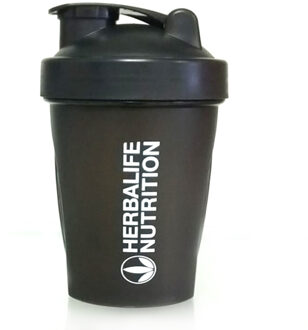 400Ml Wei-eiwit Gemengde Fles Sport Fles Fitness Hall Draagbare Plastic Fles Outdoor Sport Schudden Fles Thuisgebruik zwart