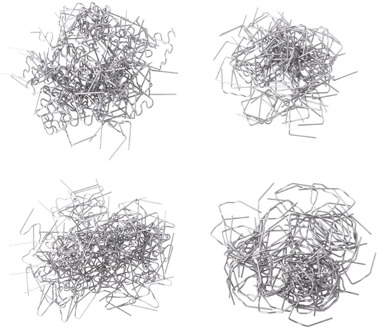 400Pcs Pre-cut Staples Hot Staples For Plastic Stapler Repair Kit Welder 4 Sizes