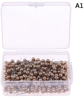 400Pcs Ronde Plastic Hoofd Stalen Punt Push Pins Kaart Duim Kopspijkers Pin Kantoor Schoolbenodigdheden A1