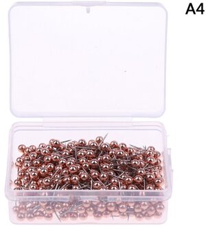 400Pcs Ronde Plastic Hoofd Stalen Punt Push Pins Kaart Duim Kopspijkers Pin Kantoor Schoolbenodigdheden A4