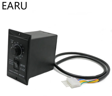 400W AC 220V 50/60Hz Motor Speed Pinpoint Regulator Controller US-52 Forward & Backward Motor Governor for Machine Pump DIY