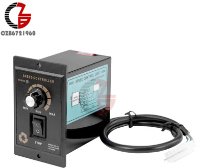 400W AC 220V Speed Controller Gear Motor 3.96 Single Row 6pin Smooth Soft Start Brushless Motor Speed Control Power Regulator