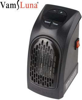 400W Mini Electric Heater Portable Bladeless Fan Heater Wall Handy Heating Radiator Thermostat Home Blower Calefactor Electrico