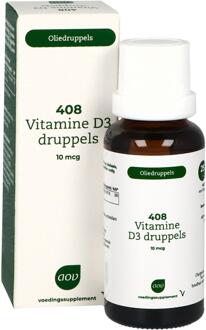 408 Vitamine D3 druppels (10 mcg) - 25 ml - Vitaminen - Voedingssupplementen