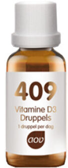 409 Vitamine D3 druppels (25 mcg) - 15 ml - Vitaminen - Voedingssupplementen