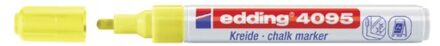 4095 krijtmarker neongeel - krijtmarkers - raamstift - raamstiften - chalkmarker – krijtstift – glasstift – schoolbordstift – krijtbordstift – stoepbordstift