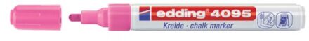 4095 krijtmarker Neonroze - krijtmarkers - raamstift - raamstiften - chalkmarker – krijtstift – glasstift – schoolbordstift – krijtbordstift – stoepbordstift