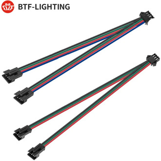 40cm 3pin 4pin SM JST Connector 1 To 2 Male and Female for WS2812B WS2811 SK6812 WS2815 WS2813 WS2801 SK9822 LED Strip Lights
