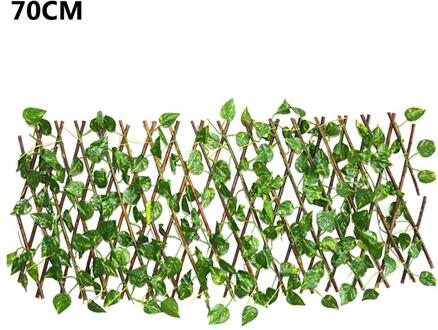 40Cm/70Cm Uitbreiden Trellis Hek Intrekbare Hek Kunstmatige Tuin Plant Hek Uv Beschermd Privacy Scherm Voor Outdoor indoor