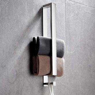 40Cm Badkamer Rvs Handdoekenrek Washandje Washandje Houder Zelfklevende Thuis Keuken Benodigdheden geborsteld 2