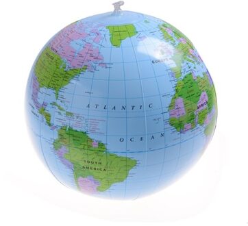 40Cm Early Educatief Opblaasbare Aarde Wereld Geografie Globe Kaart Ballon Speelgoed Strand Bal