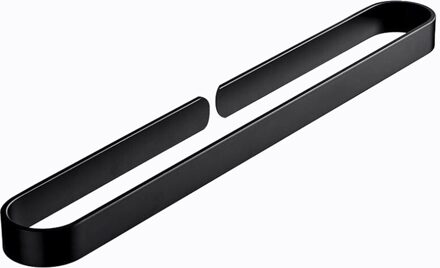 40Cm Handdoekenrek Enkele Staaf Badkamer Hanger Handdoek Bar Handdoek Hanger Badkamer Opslag Accessoires zwart