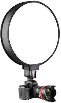 40Cm Ronde Universele Portable Speedlight Softbox Flash Diffuser Op-Top Soft Box Voor Camera