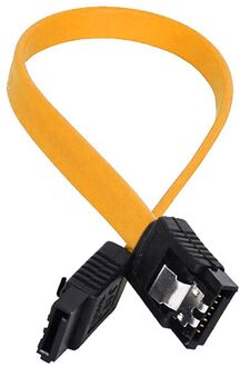 40Cm Sata 2.0-Kabel Sata 2.0 Iii Harde Schijf Data Kabel Cord Sas Kabel Dual Channel Rechte 90 Graden draad TXTB1 45cm geel
