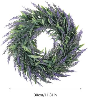 40Cm Zonnebloem Simulatie Guirlande Lysimachia Ring Veld Hanger Deurklopper Ronde Blad Decor Krans Hanger Navidad Decoracion