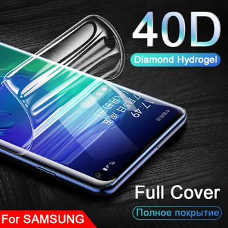 40D Hydrogel Protective Film For Samsung Galaxy S8 S9 Plus Screen Protector s6 s7 edge note8 note9 S10E Plus Soft Film Not Glass