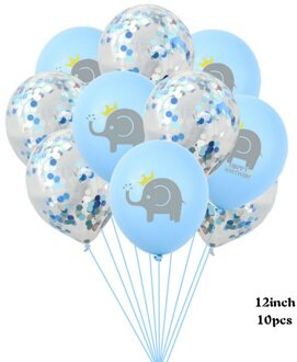 40Inch Folie Nummer Een Air Helium Ballon Figuur Babyshower Gelukkig 1st Verjaardagsfeestje Cartoon Decoraties Kids Ballonnen Roze Blauw