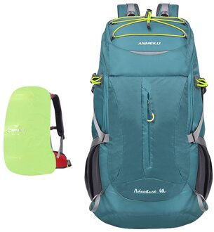 40L Grote Waterdichte Reistassen Rugzak Mannen Nylon Outdoor Camping Wandelen Fiets Sport Rugzakken Tas Klimmen Rugzak groene kleur