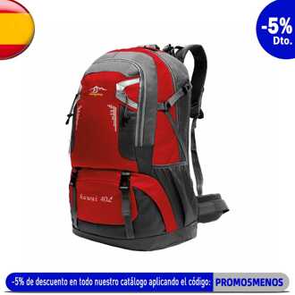 40L Rode Waterdichte Rugzak Reistas Voor Wandelen Klimmen Camping Outdoor Bagage Mountain Bergbeklimmen