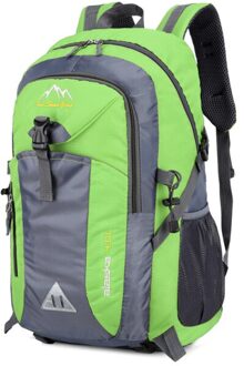 40L Unisex Draagbare Waterdichte Rugzak Travel Pack Sporttas Outdoor Bergbeklimmen Wandelen Klimmen Camping Back Pack Nylon groen